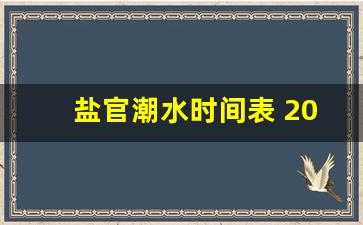 盐官潮水时间表 2023_钱塘江潮汐表查询 今日